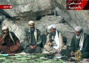 Osama bin Laden in Cave with Hooka Decor